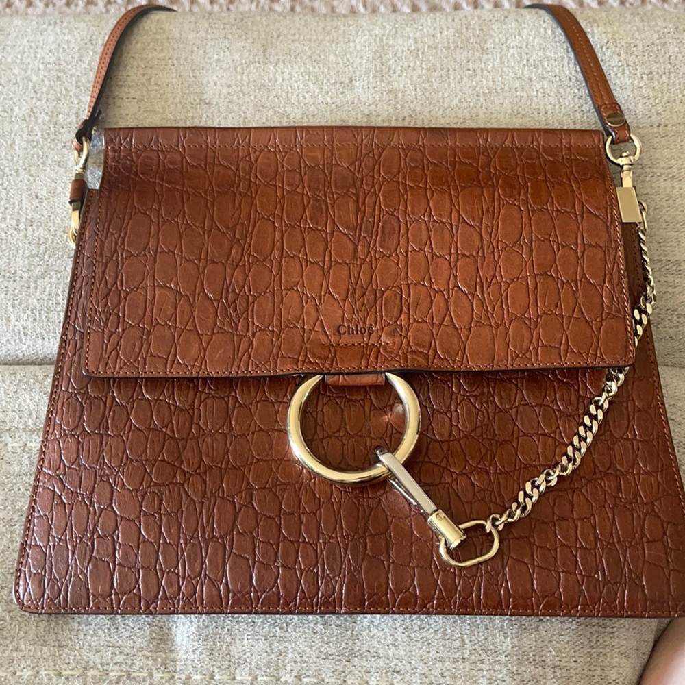 Chloe brown shoulder bag